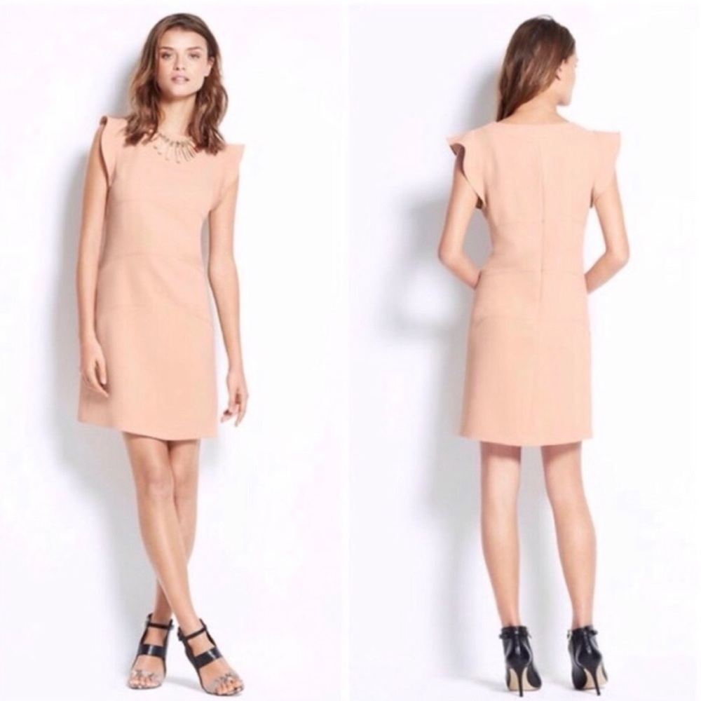 [Ann Taylor] Pink Flutter Sleeve Shift Dress 💕